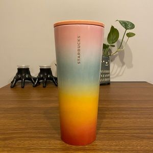 Starbucks cup. 20 oz. Multi-color.